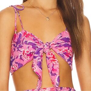 Rocco Sand Women’s Lei Bandeau Top Large